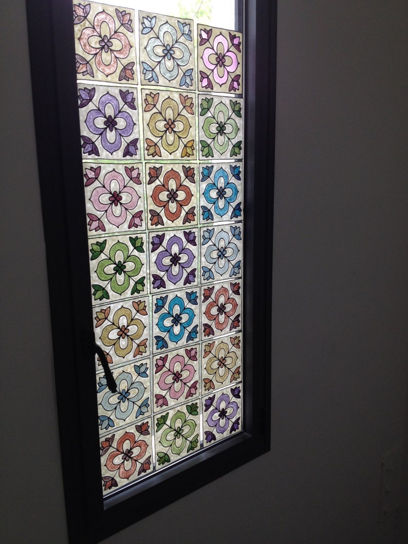 Calcomanías de azulejos de estilo retro hechos a mano | Etsy