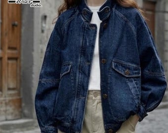 Denim & Supply Ralph Lauren Dark Wash Denim Trucker Jacket S