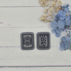 Occult Cards Polymer Clay Cutter Set | Handmade supplies | 3d printed tools