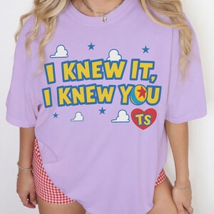 Vintage I Knew It I Knew You Toy Story 5 Shirt, Woody & Buzz Lightyear Friendship Tee, Disney Pixar Family Vacation Shirt image 4