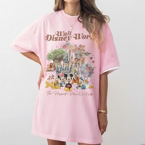 Walt Disney World Shirt, Retro Disney Tee, Mickey And Friends Epcot, Magic Kingdom Tee, Epcot 1982 Tee, Disney Vacation Family 2026 image 4