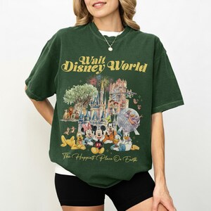Walt Disney World Shirt, Retro Disney Tee, Mickey And Friends Epcot, Magic Kingdom Tee, Epcot 1982 Tee, Disney Vacation Family 2026 image 6
