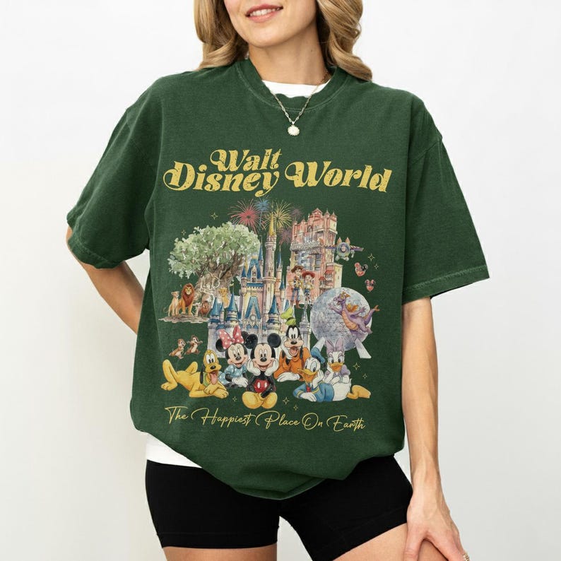 Walt Disney World Shirt, Retro Disney Tee, Mickey And Friends Epcot, Magic Kingdom Tee, Epcot 1982 Tee, Disney Vacation Family 2026 image 6