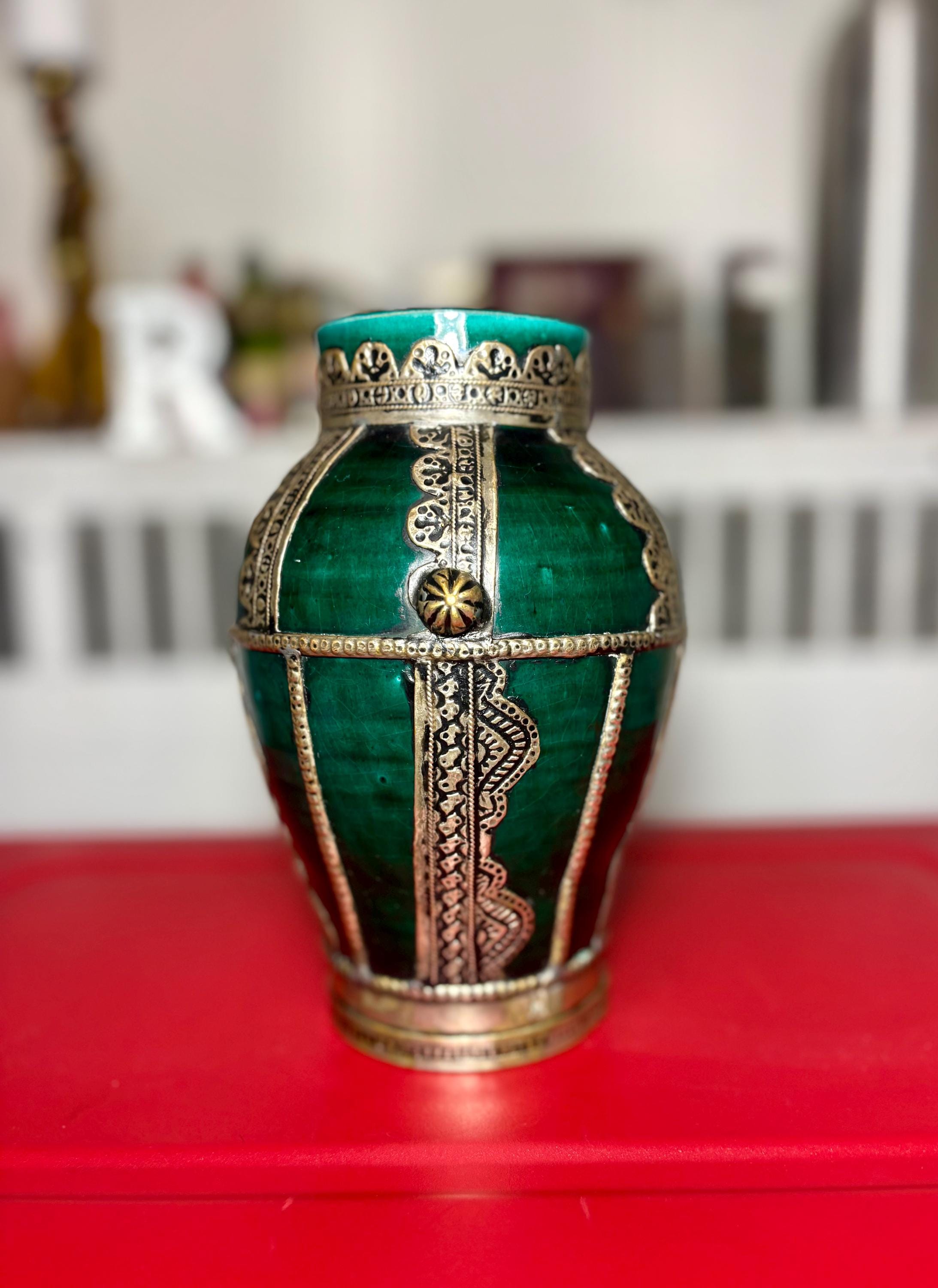 Vintage Morocco Vase - Etsy Canada