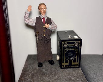 Vintage Kirkland Signature Old Time Cameraman Figurine