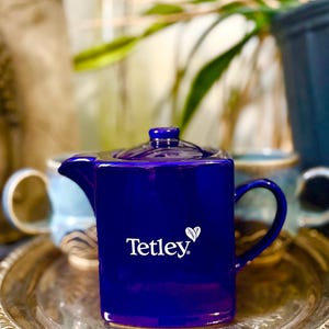 Tetley Tea Teapot - Etsy