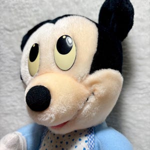 Vintage 1980's Playskool Disney Babies Mickey Mouse Plush image 4