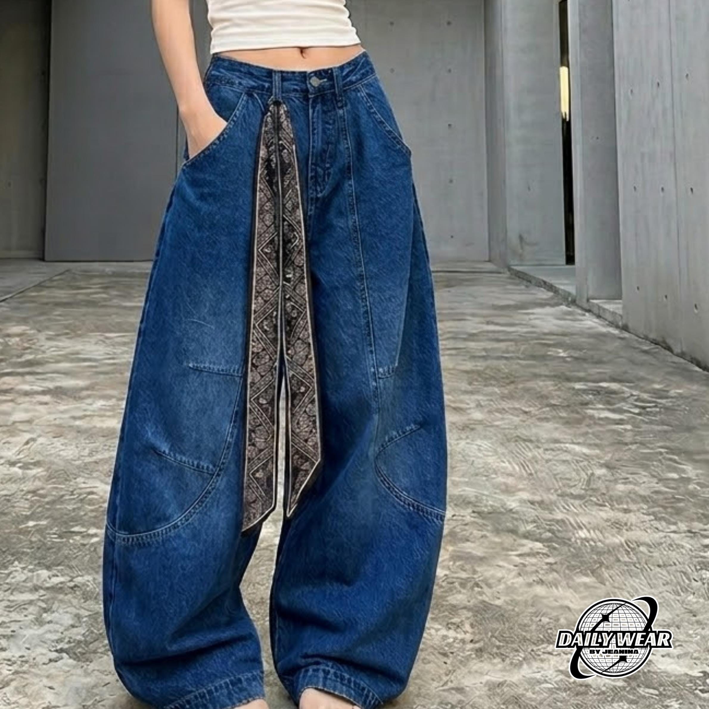 Baggy Jeans Dames, Barrel Broeken, Barrel Jeans Dames 7/8 Jeans Mid Rise Stretch Losse Cropped Broek Baggy Jeans Y2k Jeans met wijde pijpen Denim 7/8 Broek Dames Streetwear (Color : Khaki, Size Baggy Jeans Dames, Barrel Broeken, Barrel Jeans Dames 7/8 Jeans Mid Rise Stretch Losse Cropped Broek Baggy Jeans Y2k Jeans met wijde pijpen Denim 7/8 Broek Dames Streetwear (Color : Khaki, Size