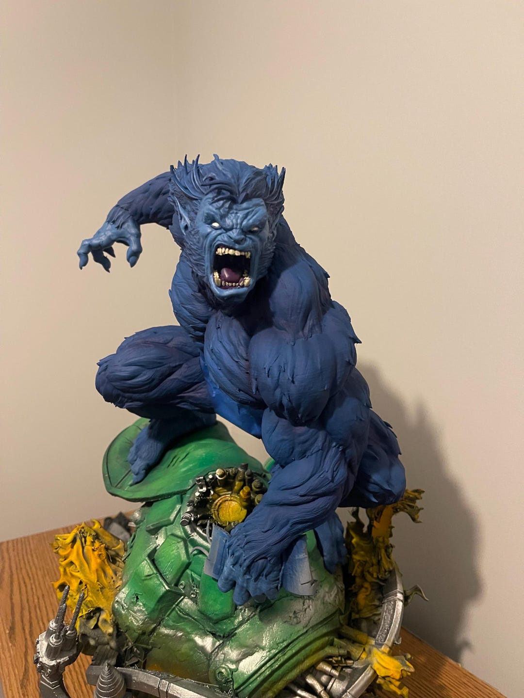 Beast X-men Marvel – Hand-painted 40 Cm 3D Printed Collectible - Etsy