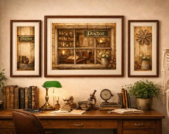 Medical Office Wall Art | The Country Doctor  Digital Download + Print Guide