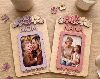 Love You Photo Magnet, Perfect Gift Photo Frame, Gift for Mom, Gift for Grandma, Mothers Day Picture Frame, Fridge Magnet, Birthday Gift