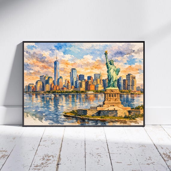 Central Park Watercolor Print - New York watercolor art print