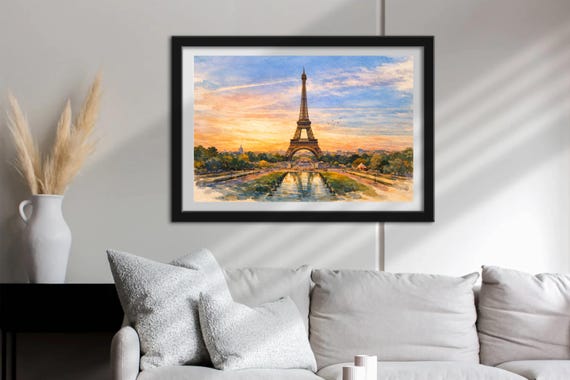Paris Watercolor Print - Paris watercolor art print