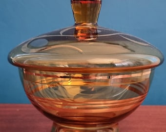 Mid Century Dressing Table Storage Pot