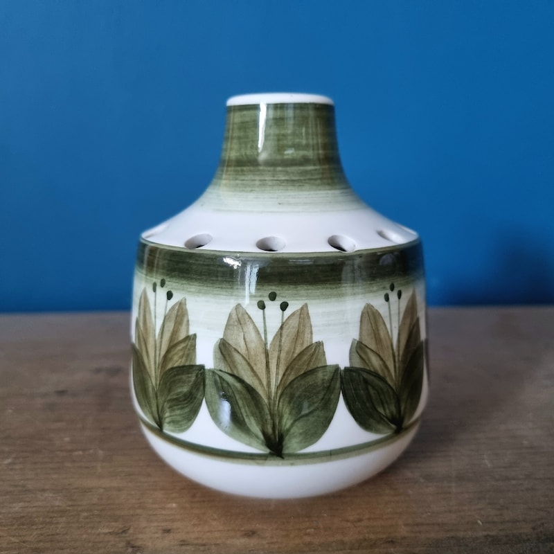 Bol vintage en grès Digoin Grespots