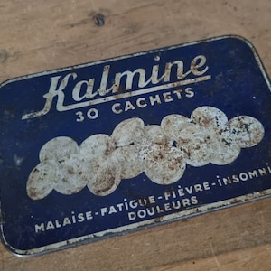 Kalmine 30 Cachets French Medication Tin
