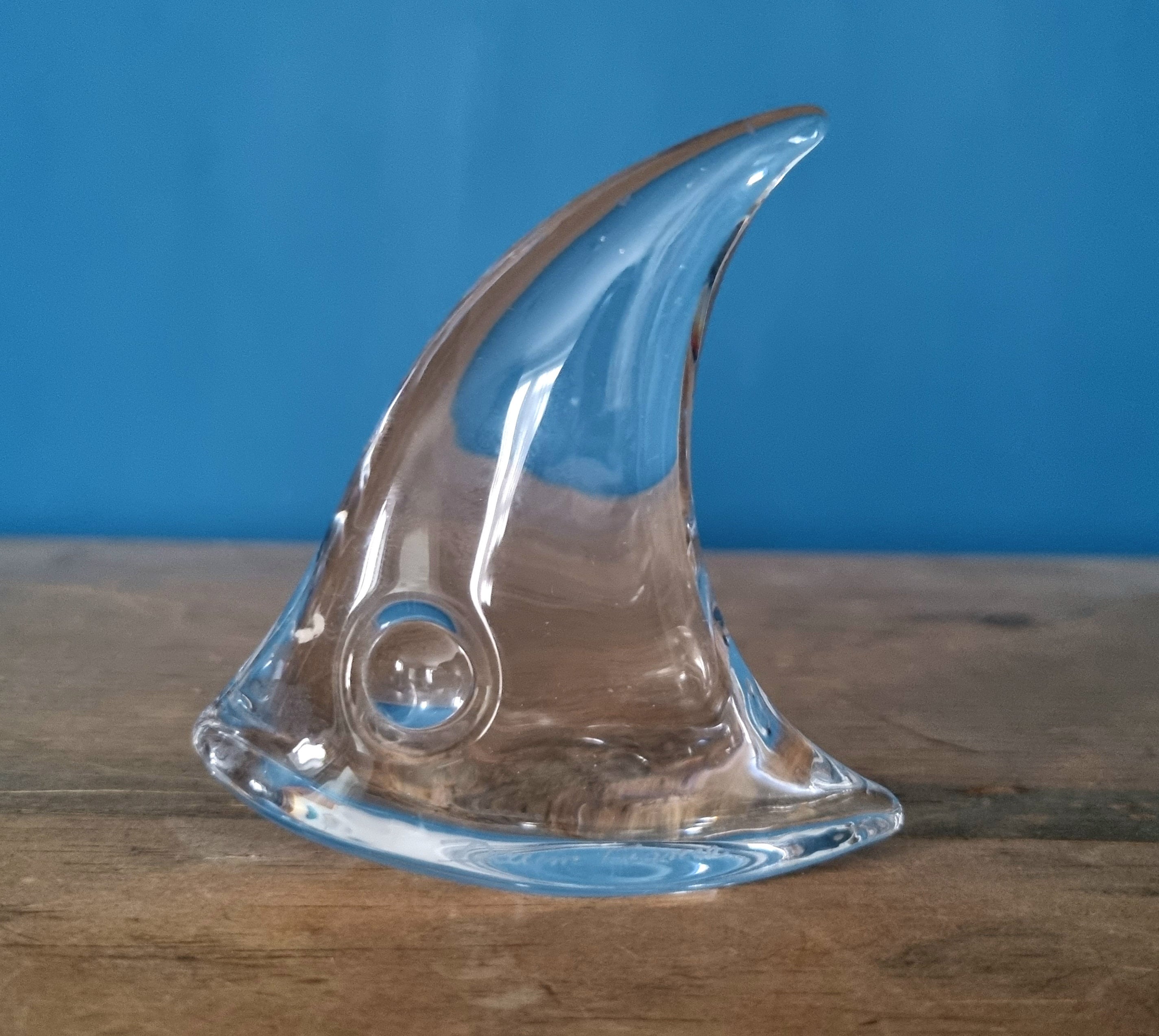 Daum French Clear Crystal Glass Fish - Etsy