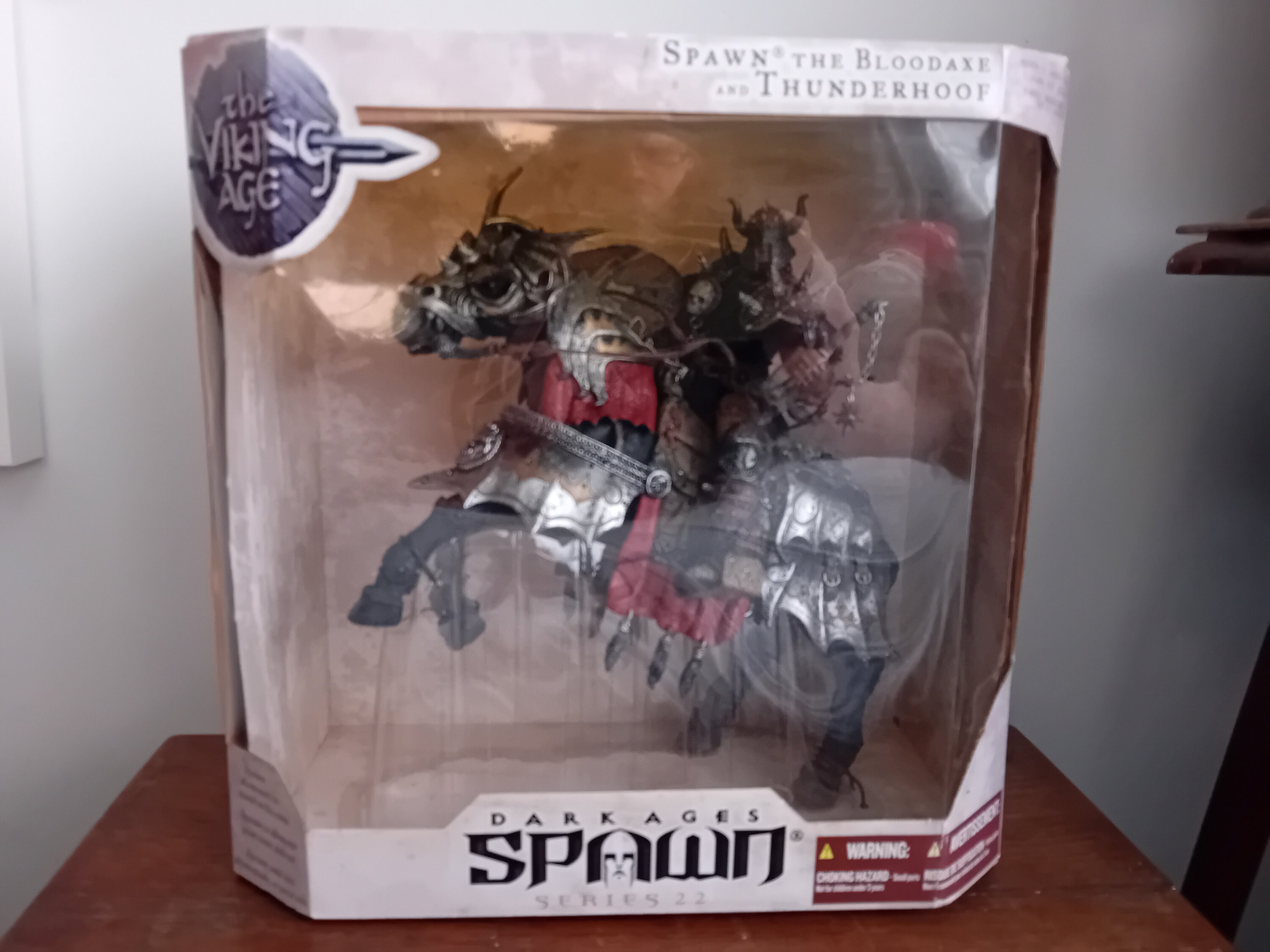Mcfarlane Toys Dark Ages Spawn the Bloodaxe and Thunderhoof