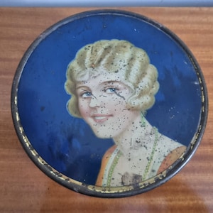 1930s Biscuit Tin, Sweet Tin