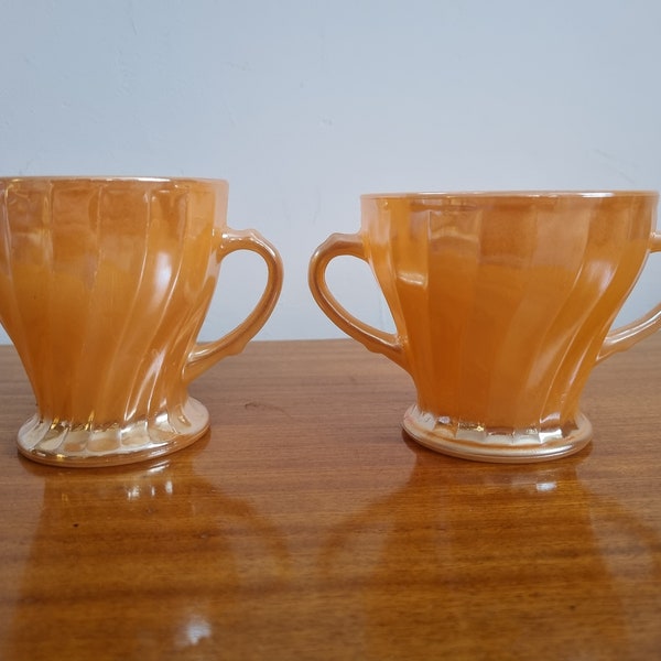 Anchor Hocking Heat Resistant Milk Jug and Sugar Bowl