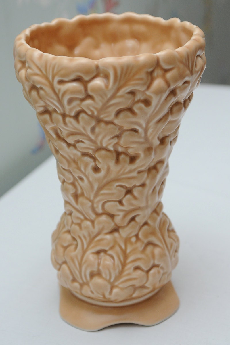 Sylvac Oak Leaf Vase Etsy