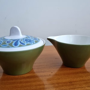 Noritake Melaware Milk Jug and Sugar Bowl