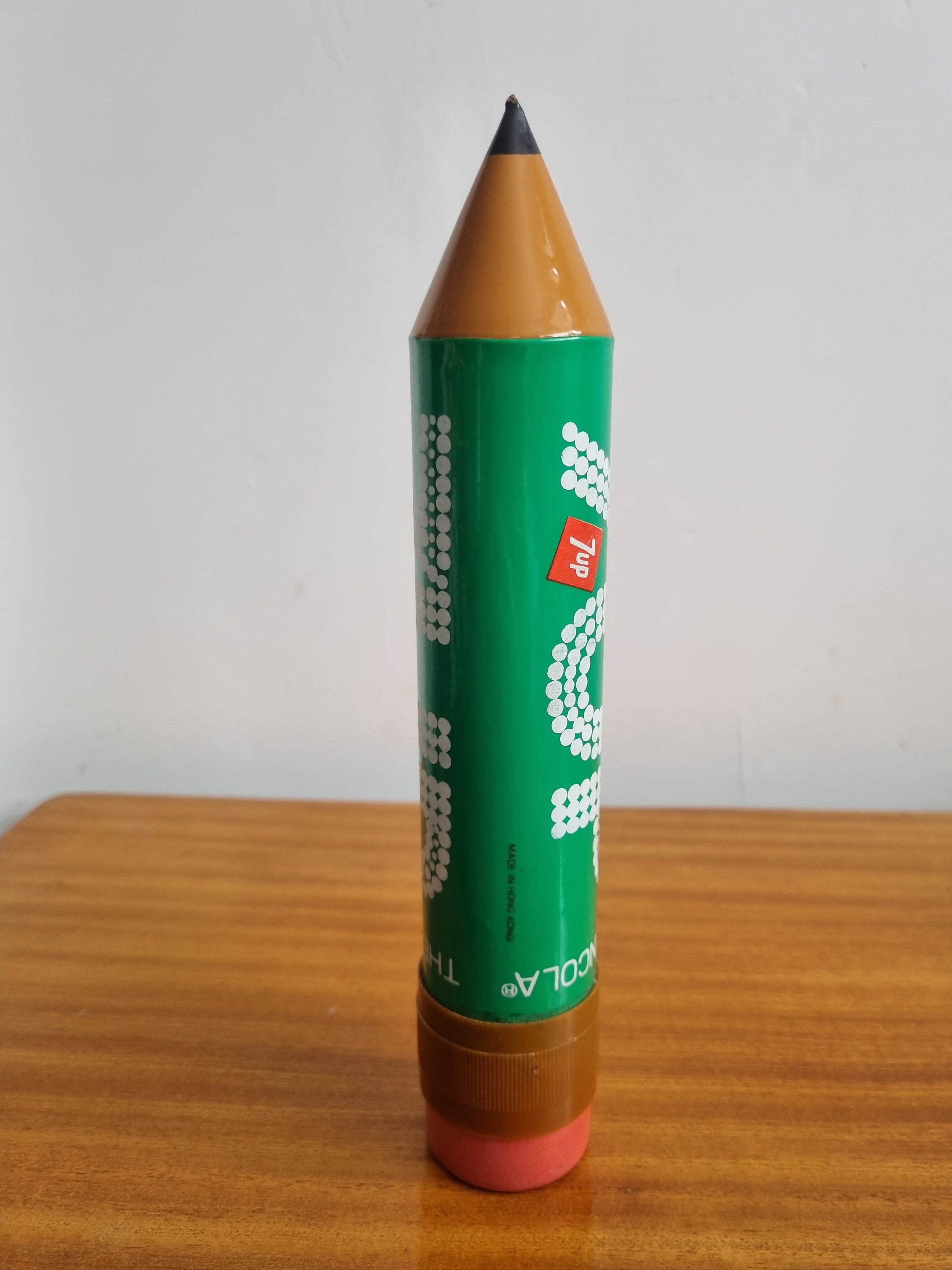 Vinyl 7up Pencil Case With Rubber Stopper Etsy UK