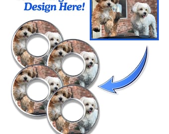 Custom Washer Toss Game Washers – 2.5 Inch Metal Set of 4