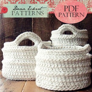 Hanging basket/crochet basket 2 patterns image 2