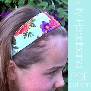 Lily Headband Sewing Pattern PDF