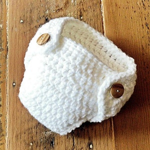 Bunny Hat and Diaper Cover PDF Pattern 0-12mths image 4