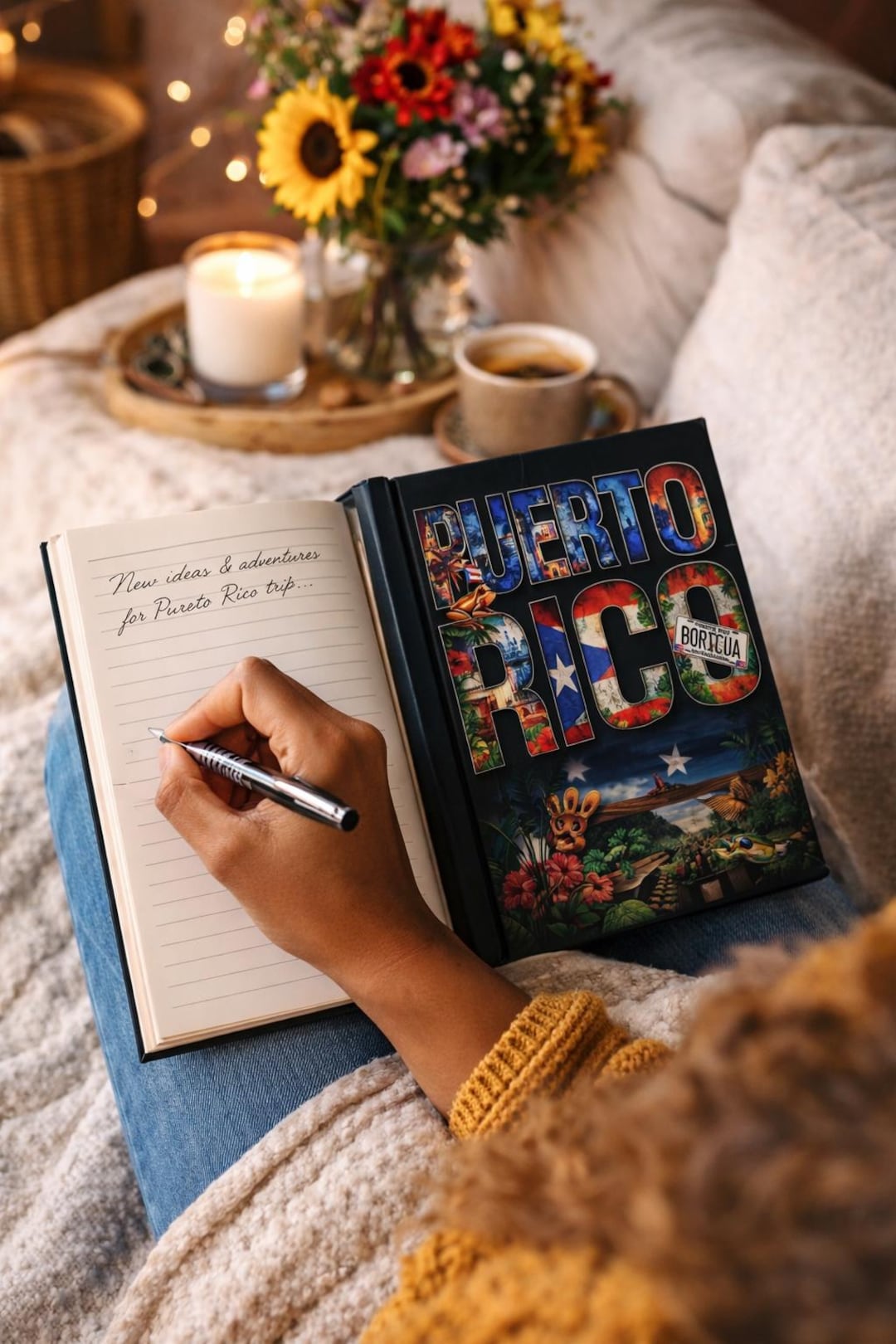 Puerto Rico Journal Notebook | Boricua Pride Writing Journal | Puerto ...