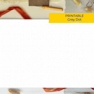 11 X 17 DOT Grid PRINTABLE Digital Book Binding Signature File - Grey Dots