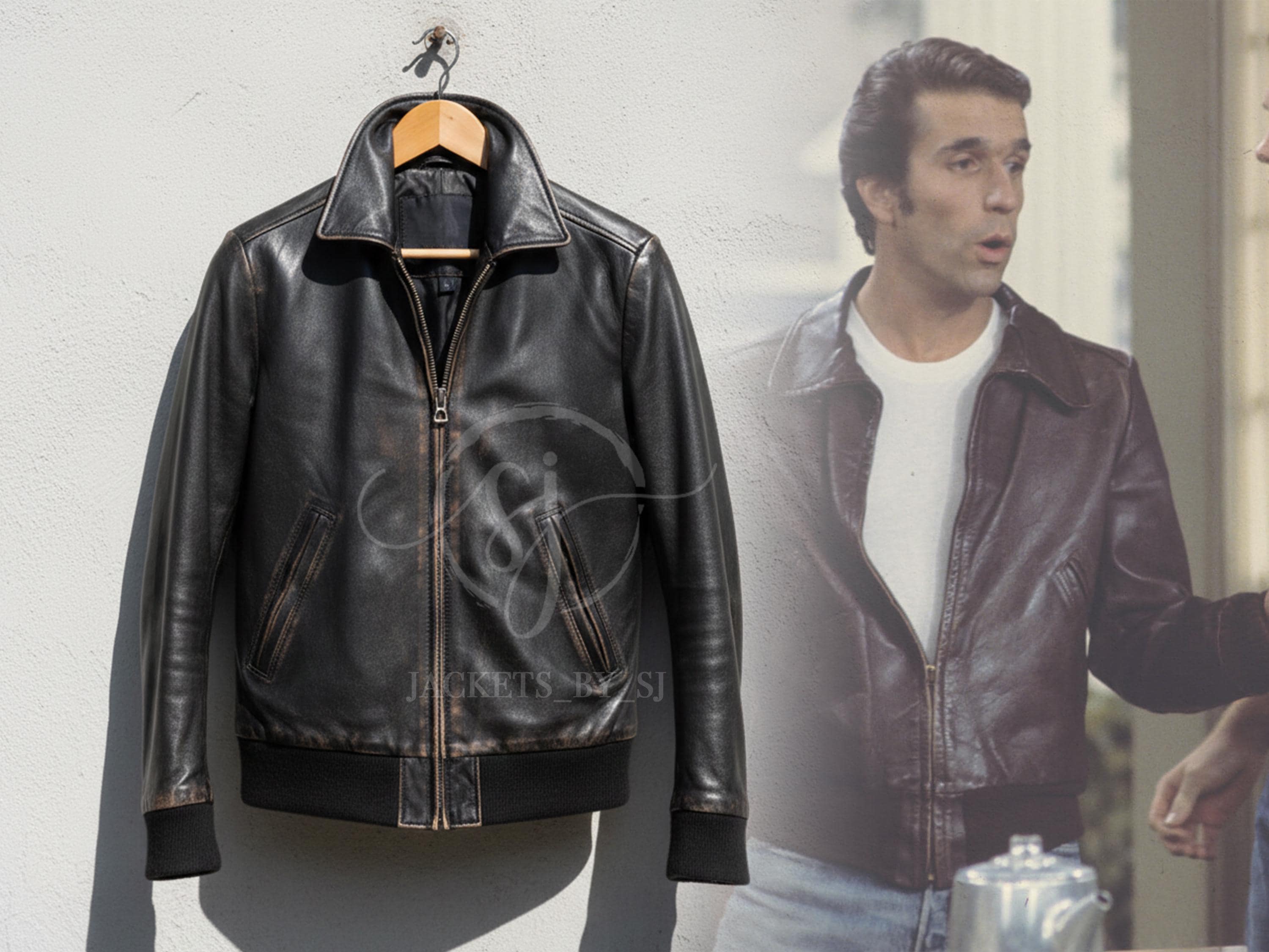 50s leather jacket - Etsy 日本