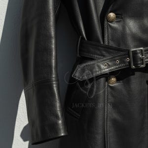 Red Skull Coat Close Up Look