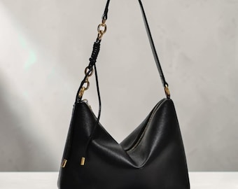 Women’s Leather Suede Crossbody Bag - Small Shoulder Handbag Purse, Soft Hobo Bag With Adjustable Strap, Trendy Everyday Women’s Purse