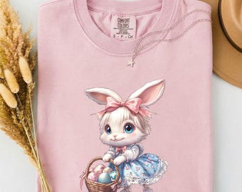 Easter Bunny Graphic Shirt, Comfort Colors 1717, Spring Celebration Tee