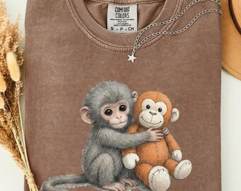 Punch Monkey Comfort Colors® T-Shirt, Animal Graphic Tee