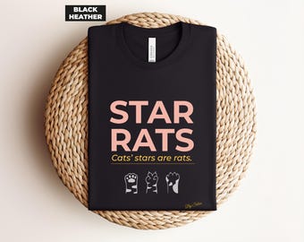 STAR RATS Cat Wordplay Shirt | Funny Pun Tee | Bella+Canvas 3001
