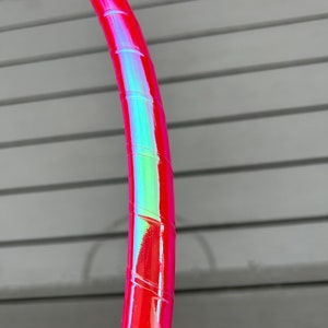 GUAVA Color Morph Taped Hula Hoop- polypro or HDPE hula hoop- free shipping, clear protection tape, and optional gaffers grip tape
