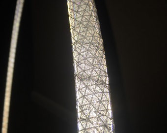 Silver Mine REFLECTIVE GLITTER Hoop, clear protection tape and grip tape included