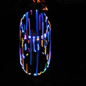 Cosmic Charlie LED hoop!! Rechargeable, Collapsible, Custom Sizes-Kids, Beginner, Polypro, XL options