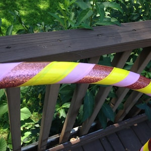 Pink Lemonade Hula Hoop- Beginner/ Workout/ Extra Large Giant/ Intermediate/Dance/Kids/Tiny Tot Size and Mom/Dad & Me Sets