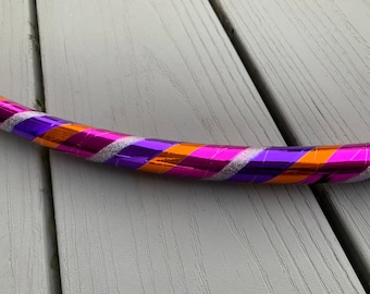 SAFFIRE SUPERNOVA - Getapete polypro- of HDPE-hoelahoep - gratis verzending, doorzichtige beschermingstape en optionele gaffels-griptape