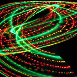 ONE LOVE LED hoop!! Rechargeable, Collapsible, Custom Sizes-Kids, Beginner, Polypro, xL options