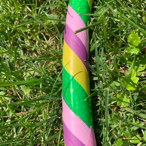Hello Spring Hula Hoop - beginner, workout, or intermediate/dance/kids size