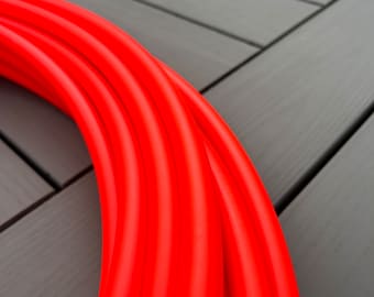 UV Red Orange (Fire Orange) Polypro Hoop- free resizing