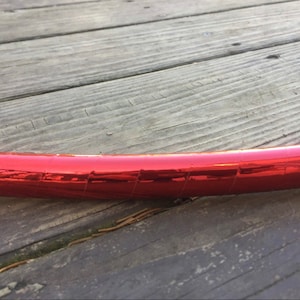 RED MIRROR Taped hula hoop- polypro or HDPE hula hoop- free clear protection tape & optional gaffers grip tape