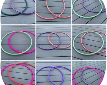 Mini/Double Colored Polypro Hoops - Mix and match colors - FREE Shipping