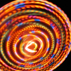 Desert Dawn LED hoop!! Rechargeable, Collapsible, Custom Sizes-Kids, Beginner, Polypro, XL options